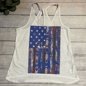 Made in the USA white tank top